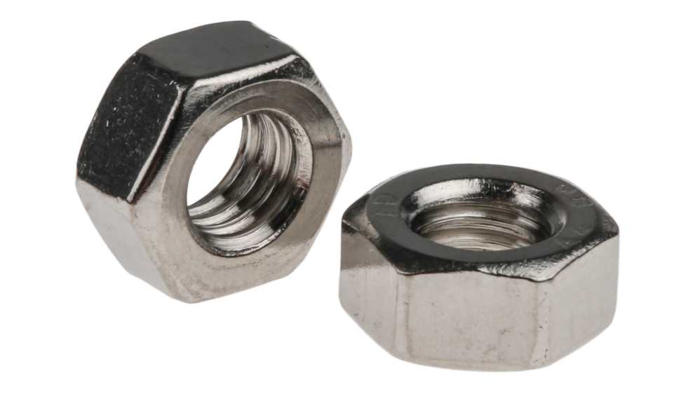 Dado esagonale in acciaio inox A4 diametro 6 mm, 29 pezzi