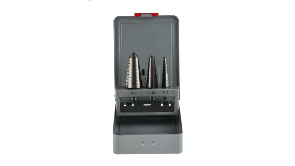 US Pro HSS-Stufenbohrer-Set 3-teilig Titan – Präzisionsbohrer Für Metall & Mehr