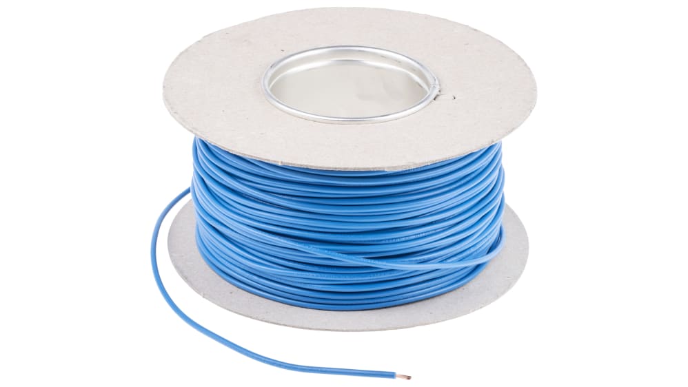 RS PRO Blue 1.5 mm² Hook Up Wire, 30/0.25 mm, 100m