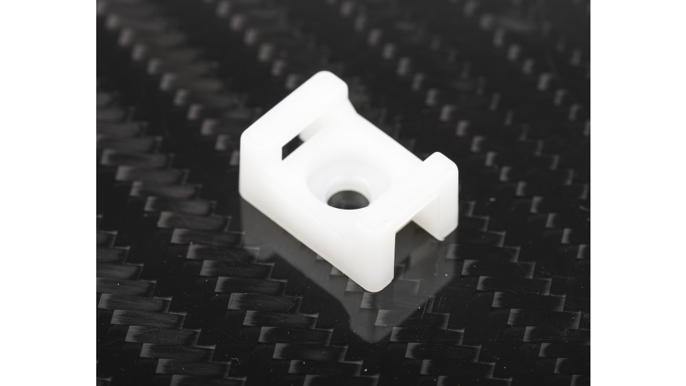 Uxcell Kabelbinder Mit Montageloch – 10,2 Cm, Weiß, Nylon, 60 Stück, Für Ordnung Zu Hause & Im Garten