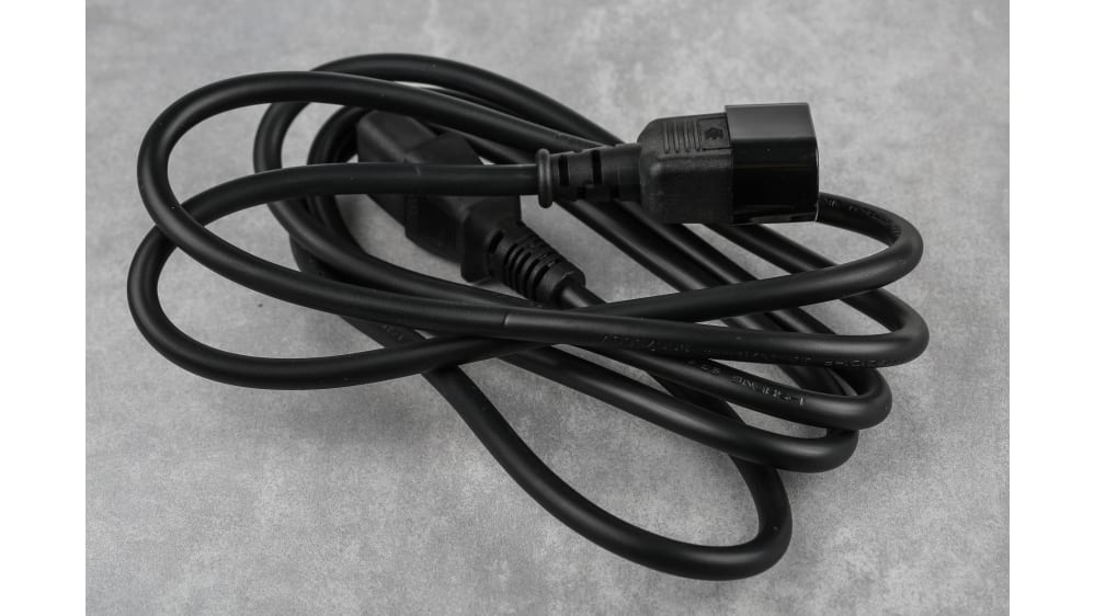 Cable De Alimentación IEC-60320 C13-Acodado A C14 De 1.8m