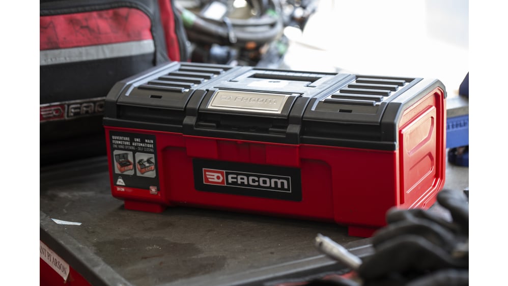 Facom Professional Plastic Tool Box  Bright Red & Black