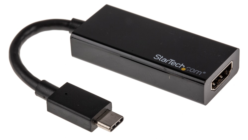 StarTech.com USB-C to HDMI Adapter - 4K 30Hz - Thunderbolt 3/4 Compatible -  Black - CDP2HD - Monitor Cables & Adapters 