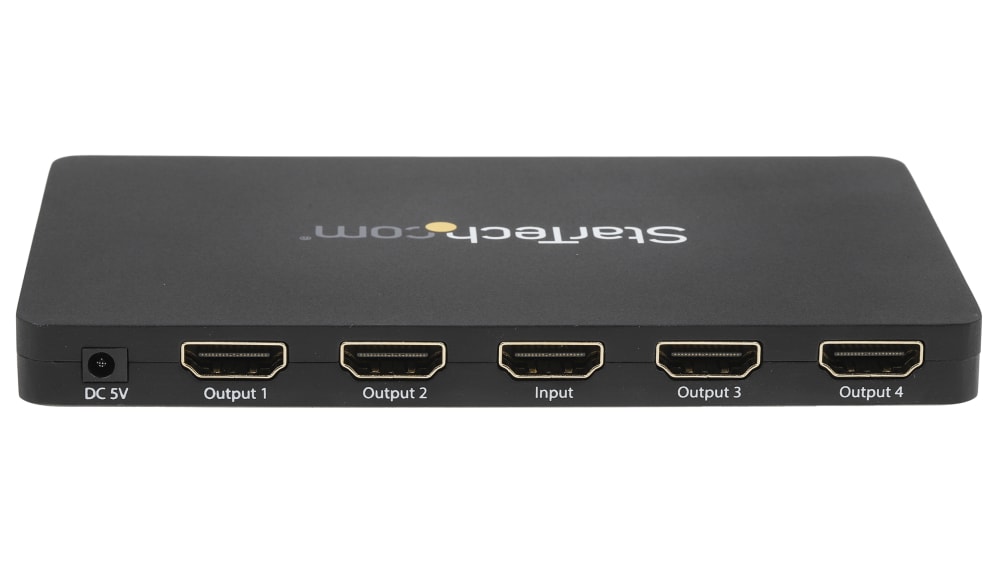 StarTech.com 4 Port 1 Input 4 Output HDMI Splitter - up to 4K