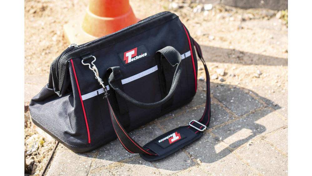 PT130016 | Technics Polyester Hard Bottom Bag with Shoulder PT130016 | Technics Polyester Hard Bottom Bag with Shoulder