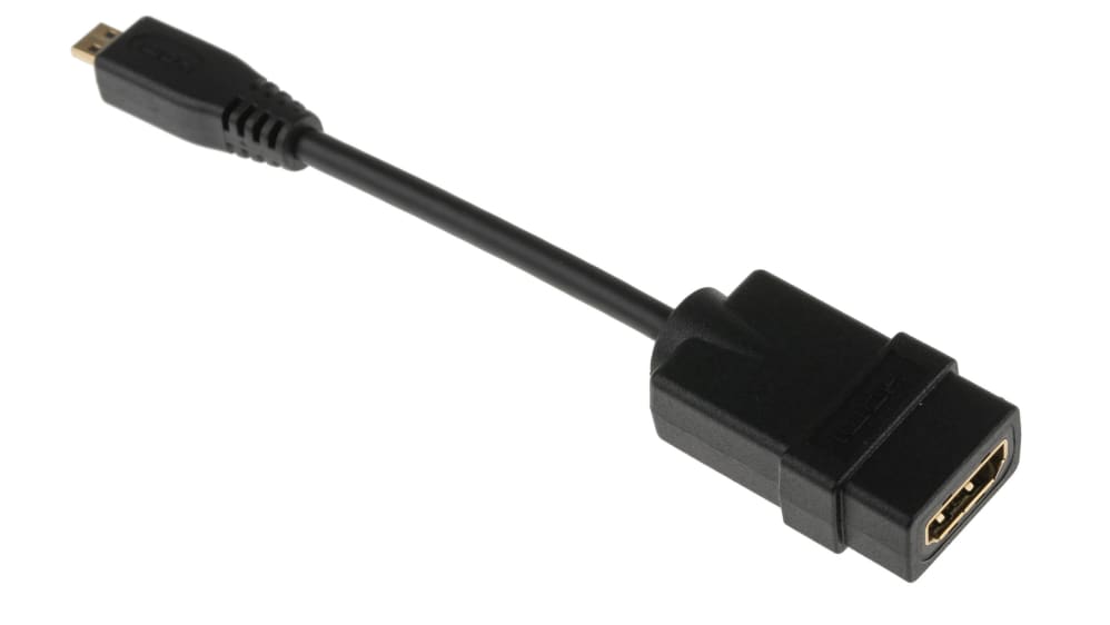 CABLE HDMI MACHO A HDMI HEMBRA 12CM - Complus