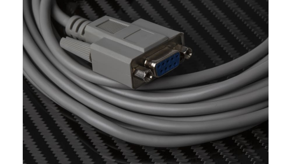 System-S D Sub Cavo 3 M 9 Pin Maschio A Maschio RS232 DB9 Adattatore Grigio - Foto 9