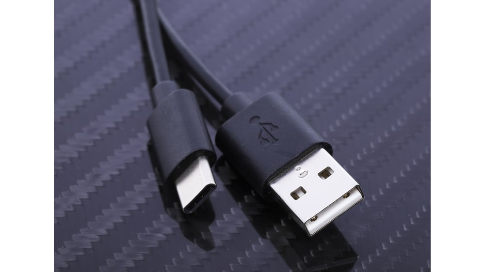 RS PRO USBケーブル, USB C → USB A, 1m, USB 2.0 | RS