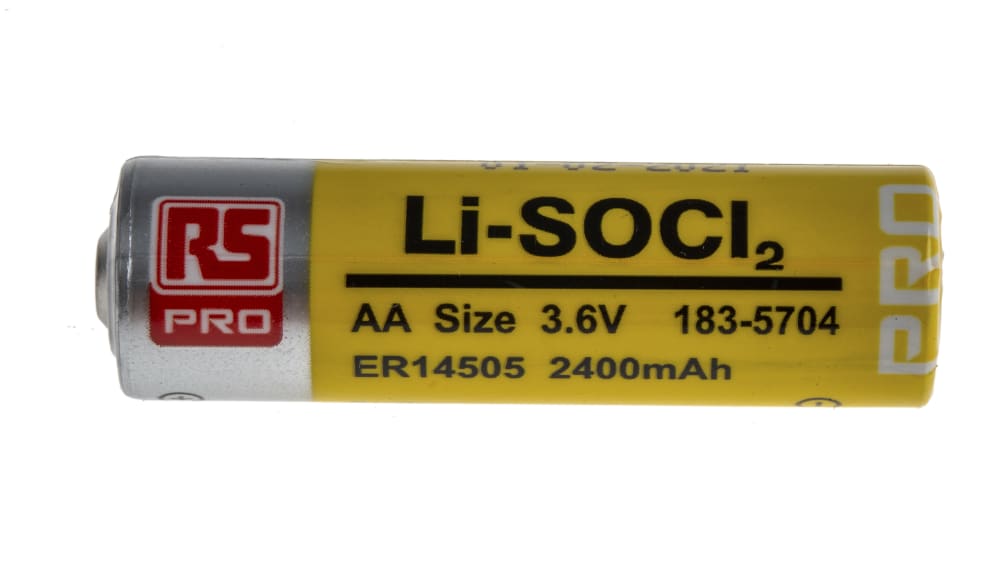 RS PRO Lithium Thionyl Chloride AA Battery 3.6 V | RS