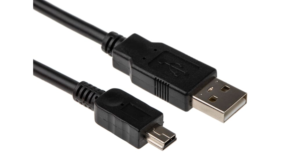 StarTech.com USB 2.0 Cable, Male USB A to Male Mini USB B Cable, 0.5m