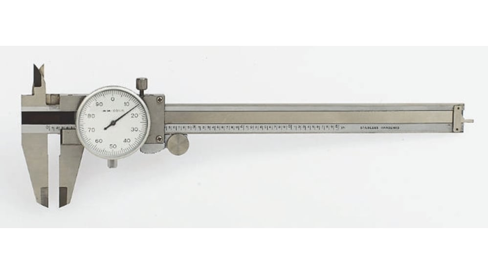 RS PRO Rundskala-Messschieber Analog, Metrisch 150mm / ±0,03 mm,  ISO-kalibriert | RS