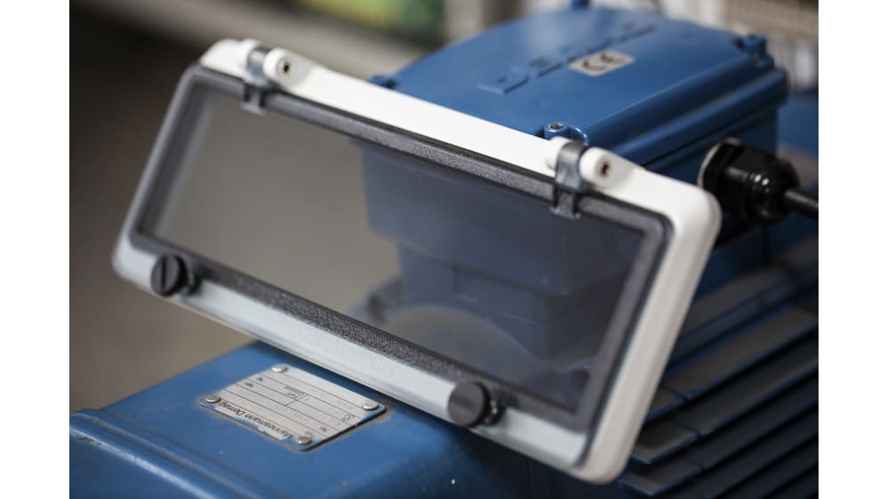 RS PRO 検査ウィンドウ のぞき窓 ポリカーボネート グレー, 94mm x