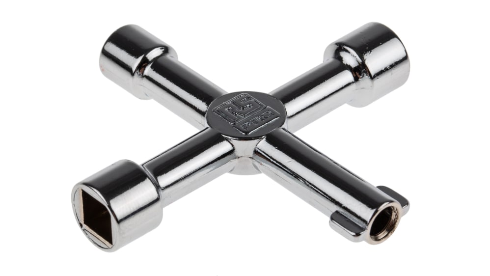 RS PRO Die Cast Zinc 5-way Control Cabinet Key | RS