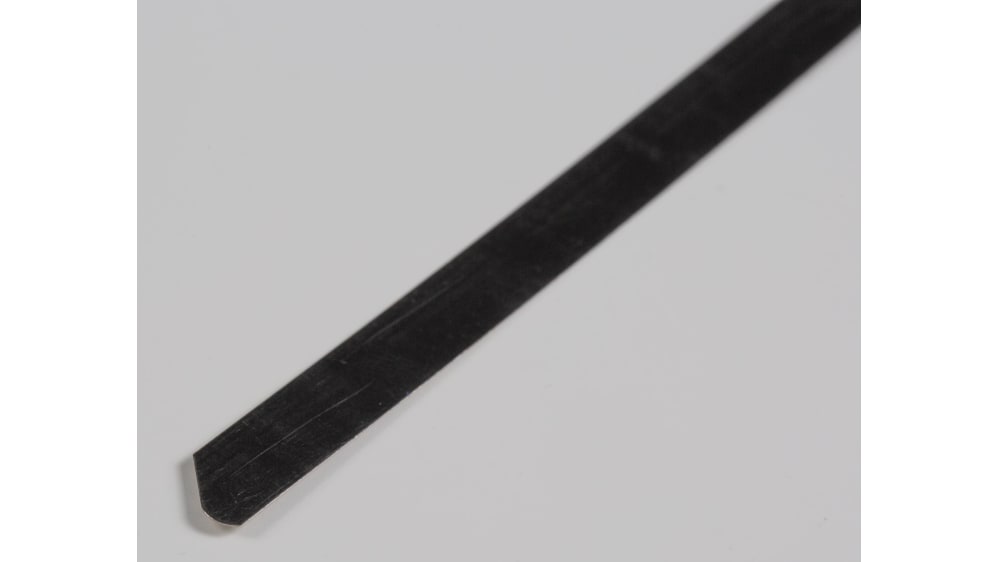 RS PRO Edelstahl Kabelbinder Tintenrollerspitze Stahl 7,9 mm x