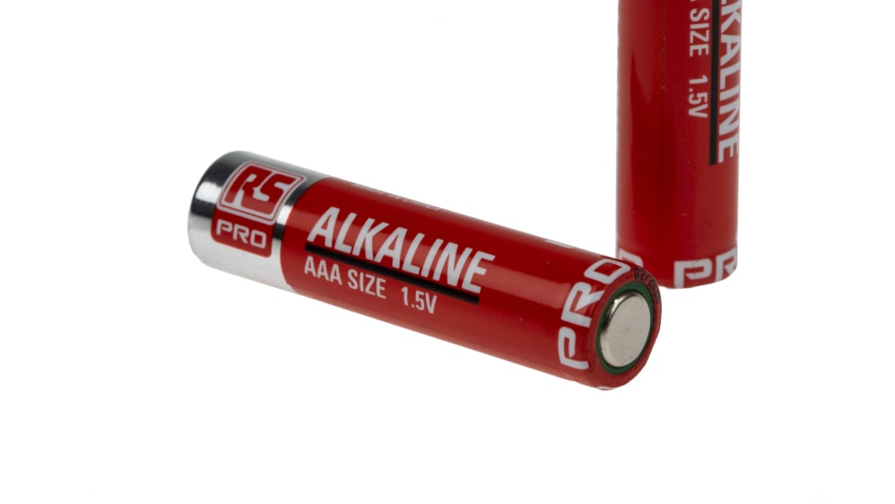 RS PRO AAA Batterie, Alkali, 1.5V, 1.25Ah