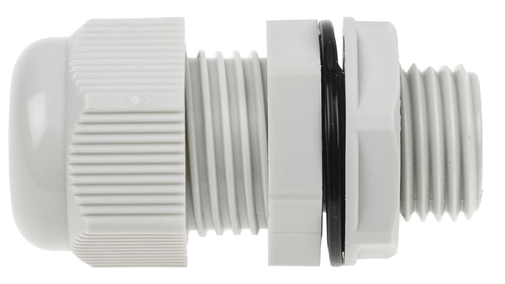 RS PRO Kabelverschraubung, M16 Nylon Grau 5mm/ 10mm, IP68 | RS
