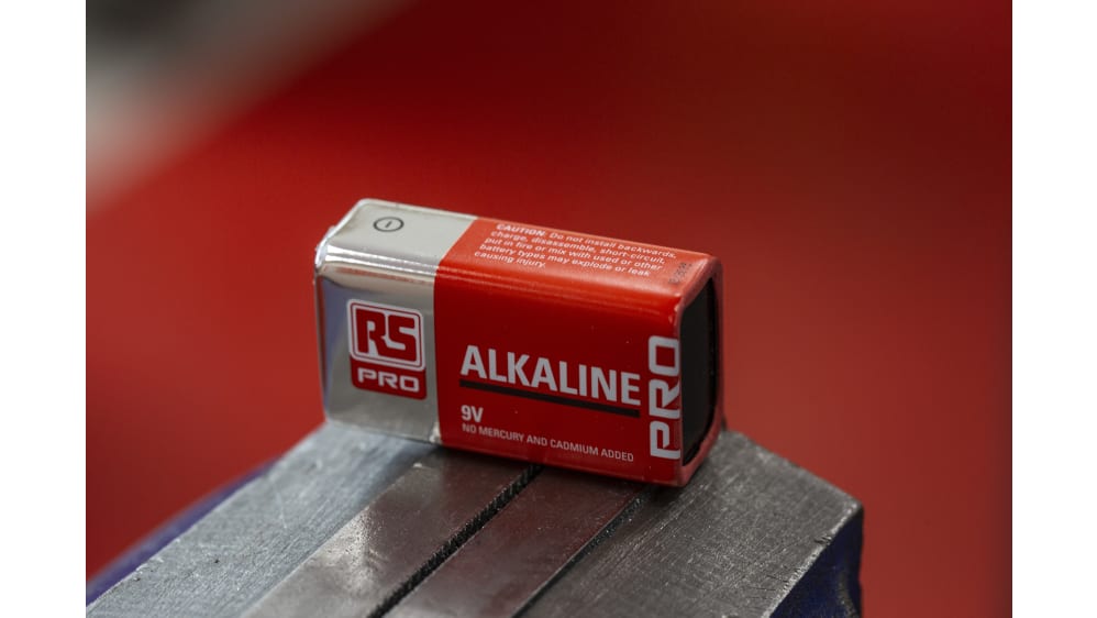 RS PRO Alkaline 9V Batteries PP3