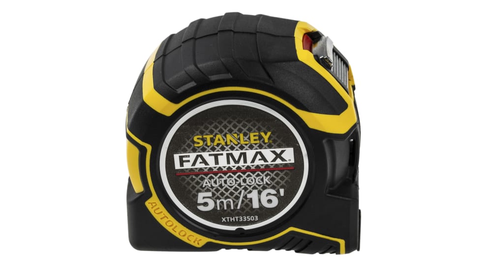 STANLEY FATMAX 0-33-719, Flexómetro 5 metros, Blade Armor, 3 ganchos,  Revestimiento de Mylar más resistente : : Bricolaje y herramientas