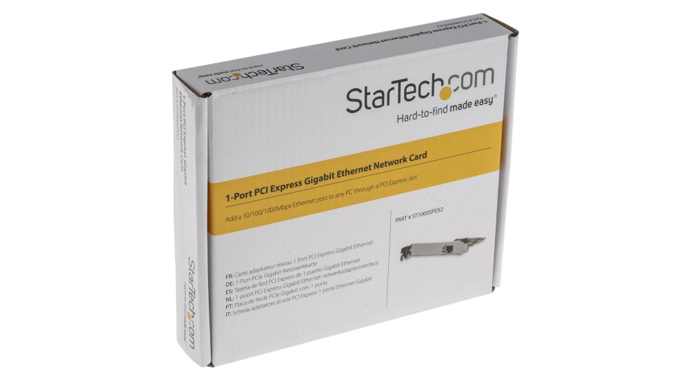 StarTech.com Carte réseau PCI Express à 1 port RJ45 Gigabit