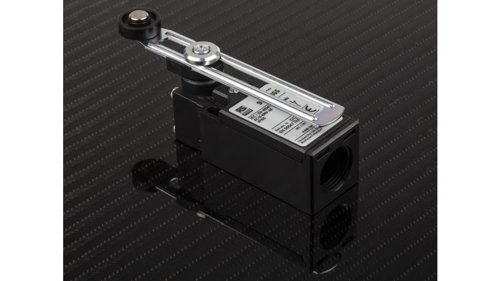 Produktbild von RS PRO Endschalter – Stab, DPST, Schließer/Öffner, IP65, Glasfaserverstärkt, 10A, Kabelanschluss, 400V AC