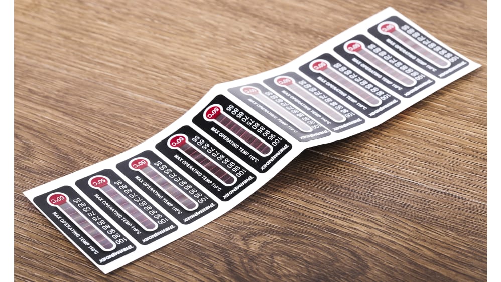 RS PRO Temperature Label Indicator, 50°C to 100°C, 11 Levels