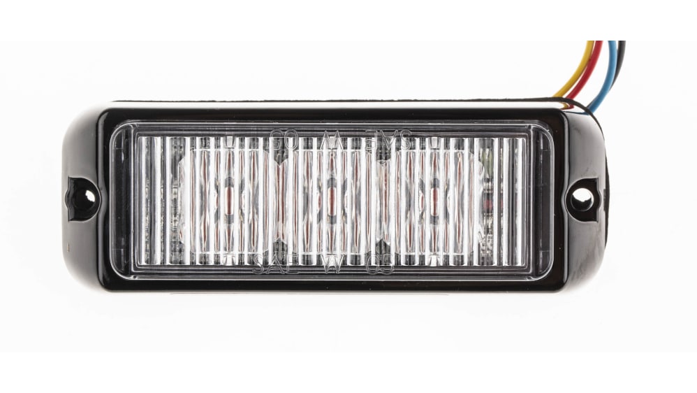 RS PRO Red Flashing Light Module 24V dc, LED Bulb Surface, Wall