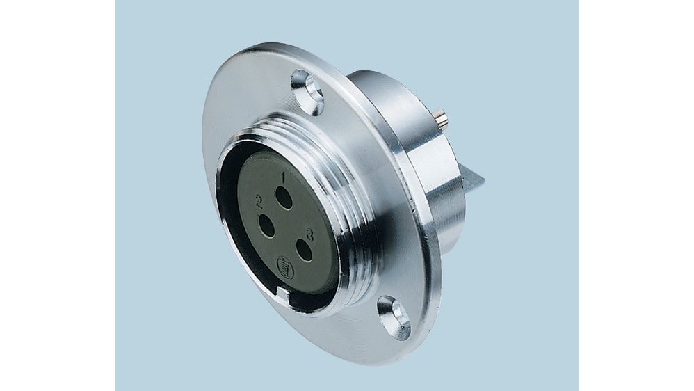 NCS-253-RF | Nanahoshi Kagaku メス 丸型コネクタ, 3極, パネル