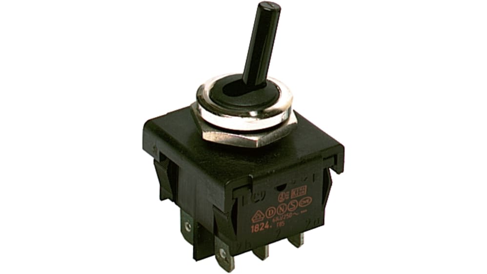 MAXI INTERRUTTORE A LEVA DPDT ON-ON 5A/250V - Foto 4