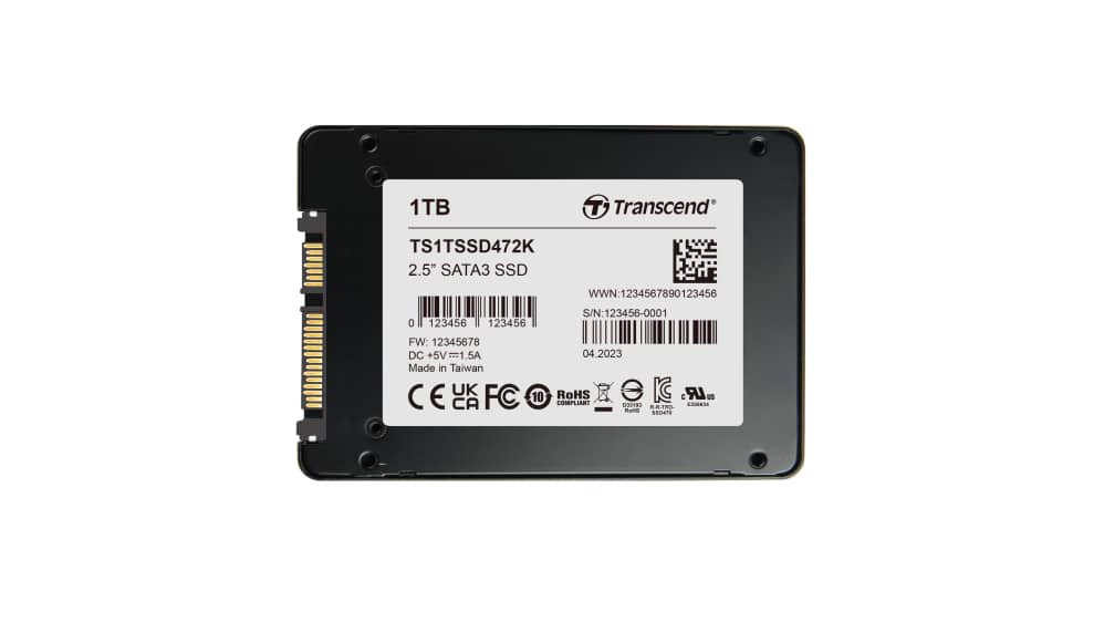 か*。様 Sata ssd 1tb TS1TSSD472K-VS1 | Transcend SSD 2.5 in 内側 1 TB | RS