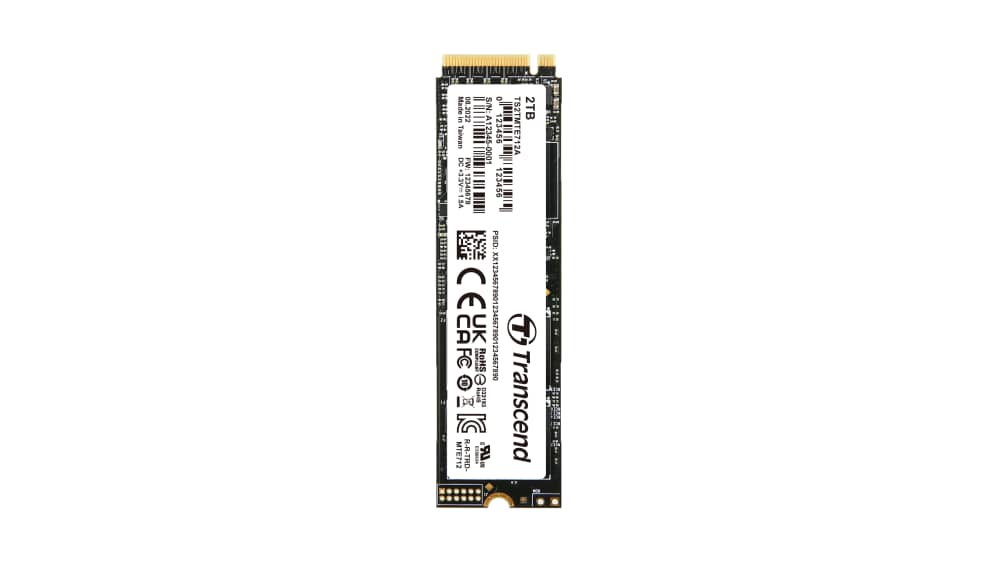 TS2TMTE712A-VS1 | Transcend SSD M.2 内側 2 TB 256ビットAES暗号化 | RS