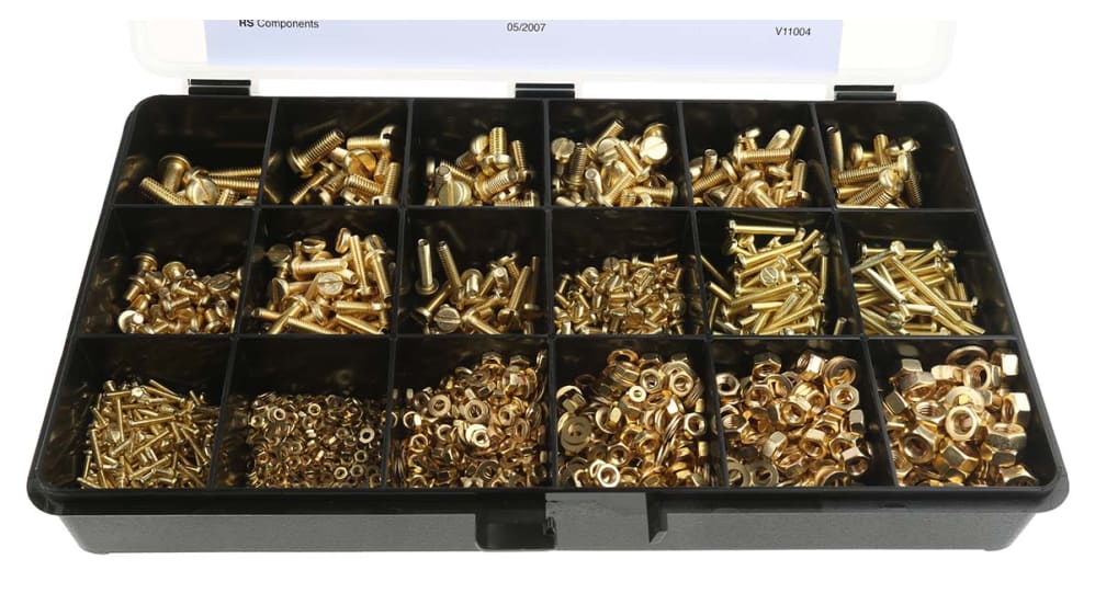 Kit Assortimento Bulloni Ad Esagono Incassato, Dadi E Rondelle, Vite A Testa