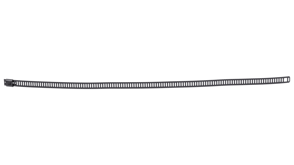 RS PRO Edelstahl Kabelbinder Tintenrollerspitze Stahl 12 mm x