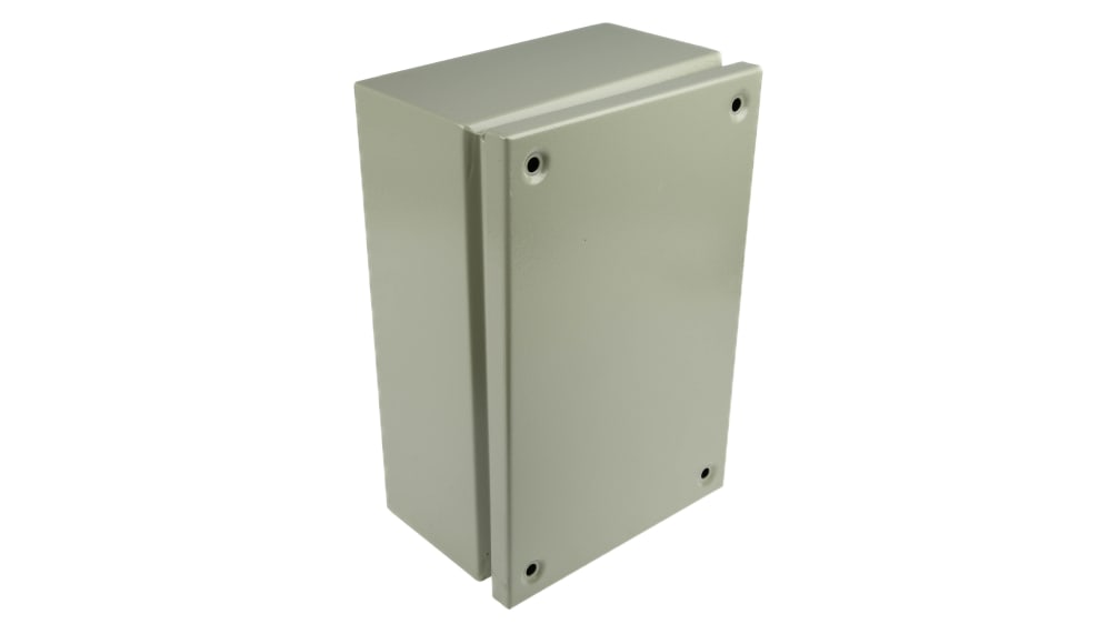 RS PRO Grey Steel Junction Box, IP66, 300 x 200 x 120mm RS