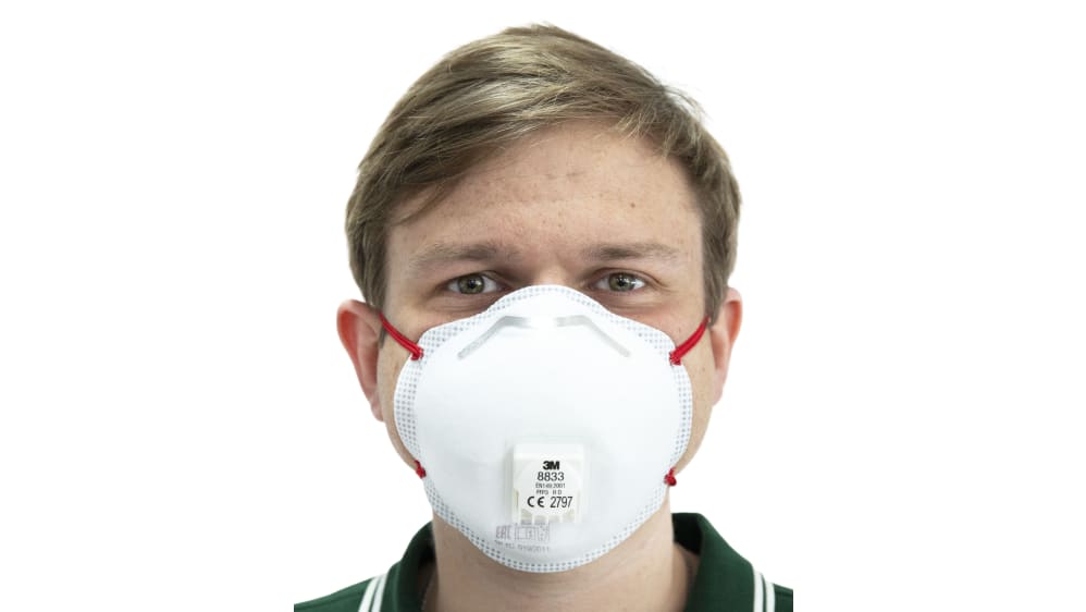 3M Masque protection respiratoire 8833 FFP3 R D
