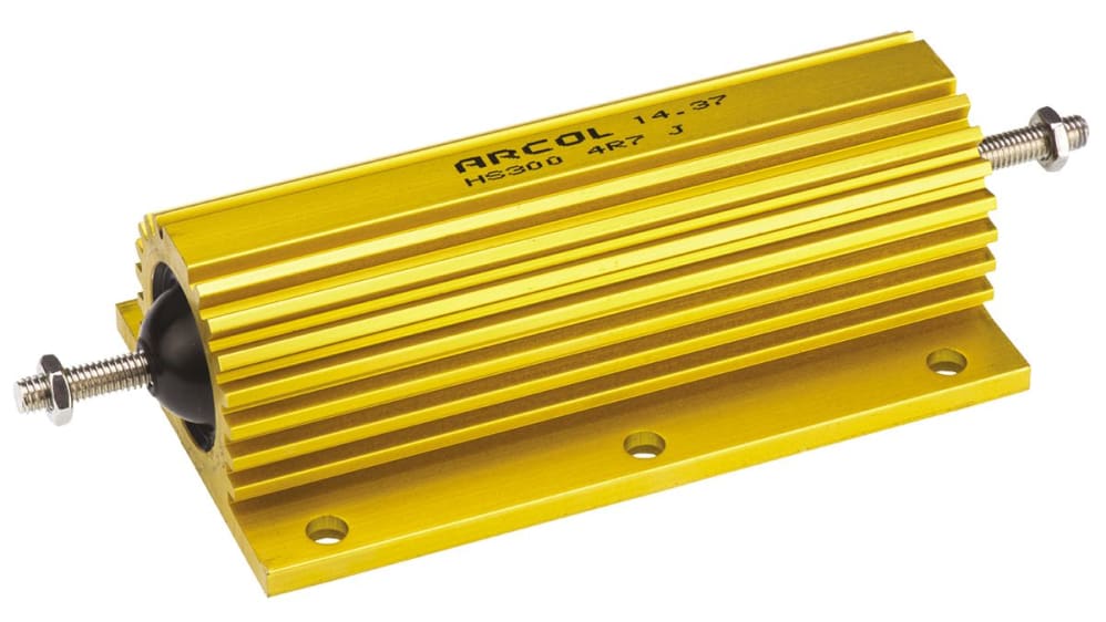 Arcol, 4.7Ω 300W Wire Wound Chassis Mount Resistor HS300 4R7 J ±5