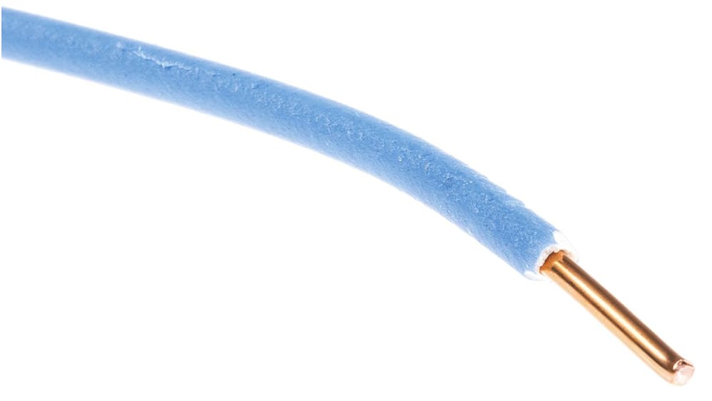 H07V-U Installationskabel 1,5mm² Blau – 100 Meter Rolle Für Haushalt & Elektroinstallation