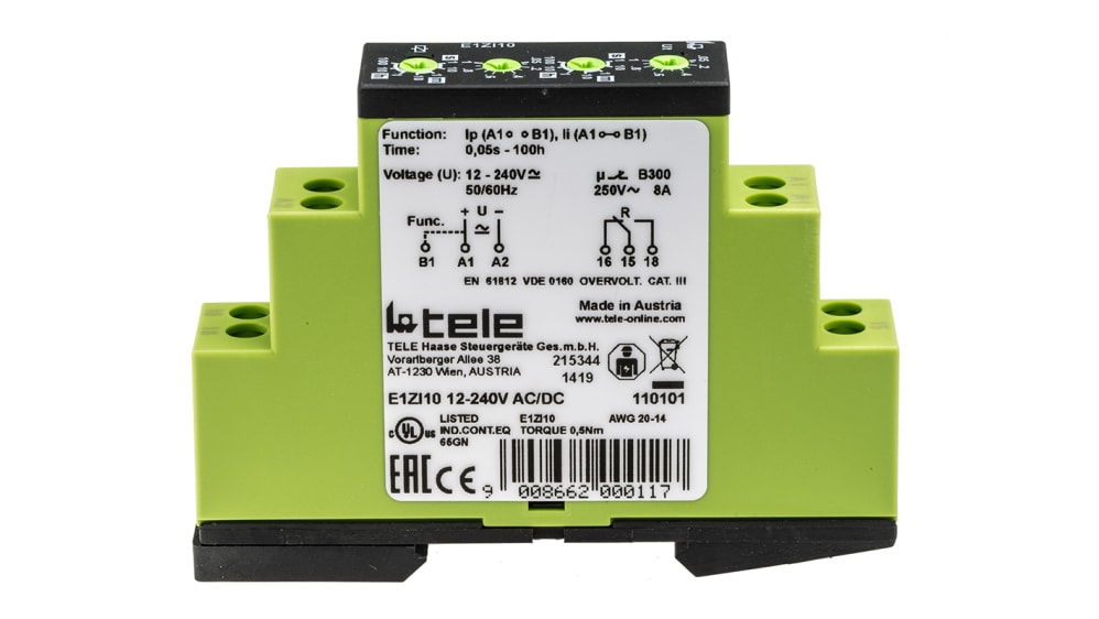 Relais de surveillance de niveau TELE E3LC10 230V AC -…