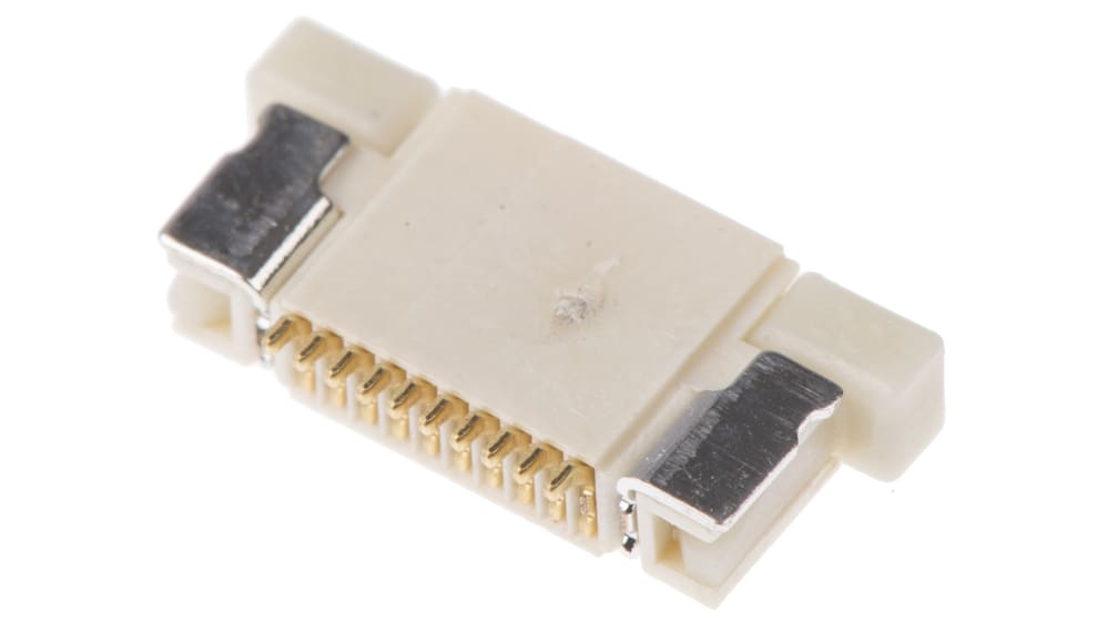 1-1734592-0 | TE Connectivity FPCコネクタ FPC, 0.5 mm ピッチ, 10