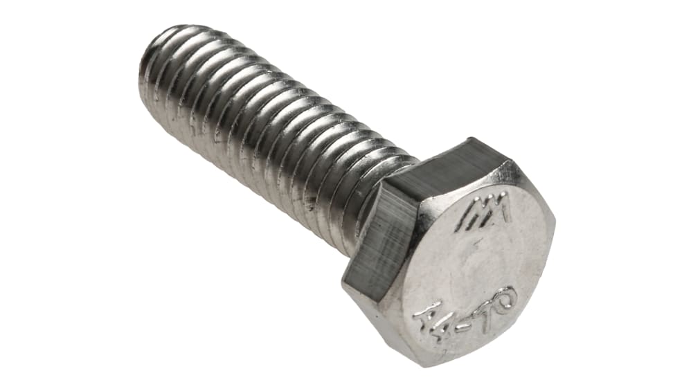 Hex Bolt M6 (6mm) x 20mm Stainless Steel SS SKU-15272  Ronical  Technologies LLP - Wide range of embedded electronics industrial  engineering products like device programmers and automation products