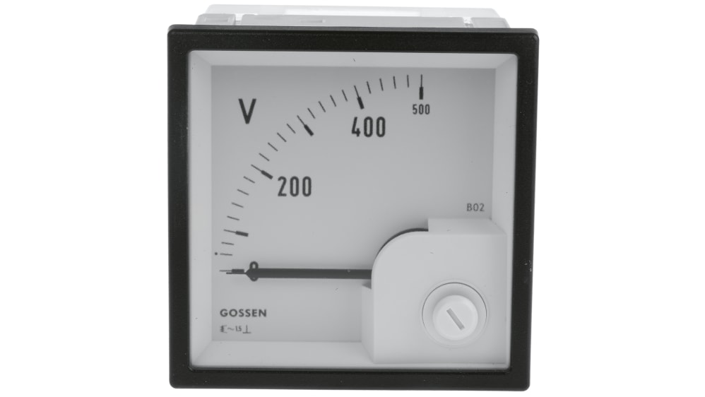 GMW Analoges Voltmeter AC / Klasse 1 72mm 53mm