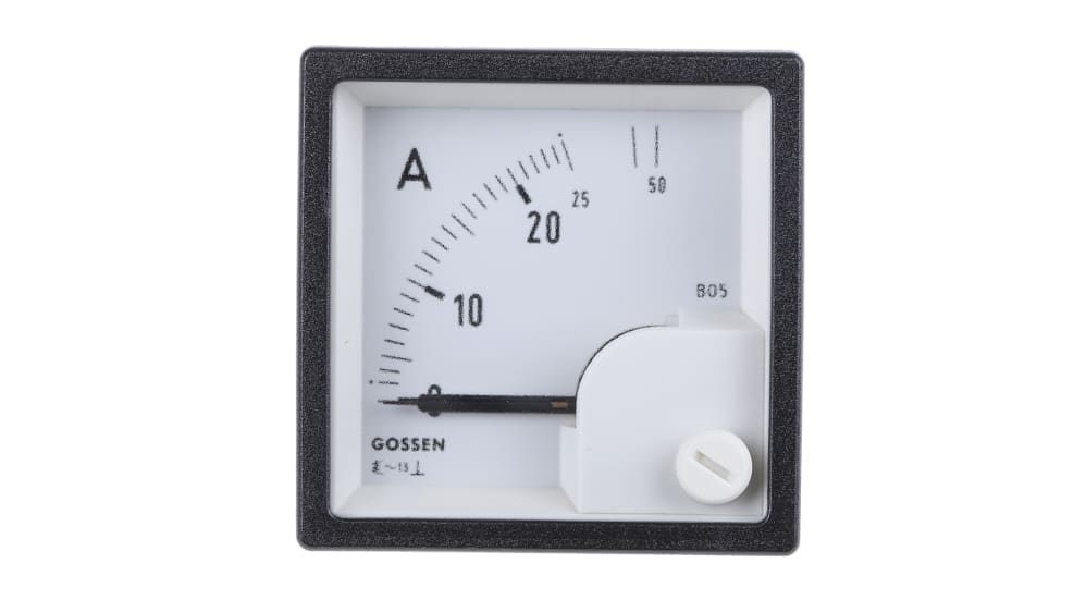 4825500000 | GMW Amperemeter 25/50A AC Dreheisen, 45mm x 45mm T  