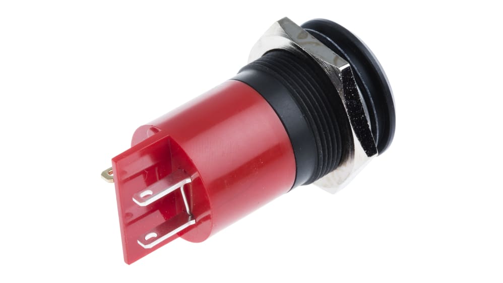 Luce Pilota LED Da 8 Mm 220 VAC Per Montaggio A Pannello Rosso 10 Pack - Foto 3