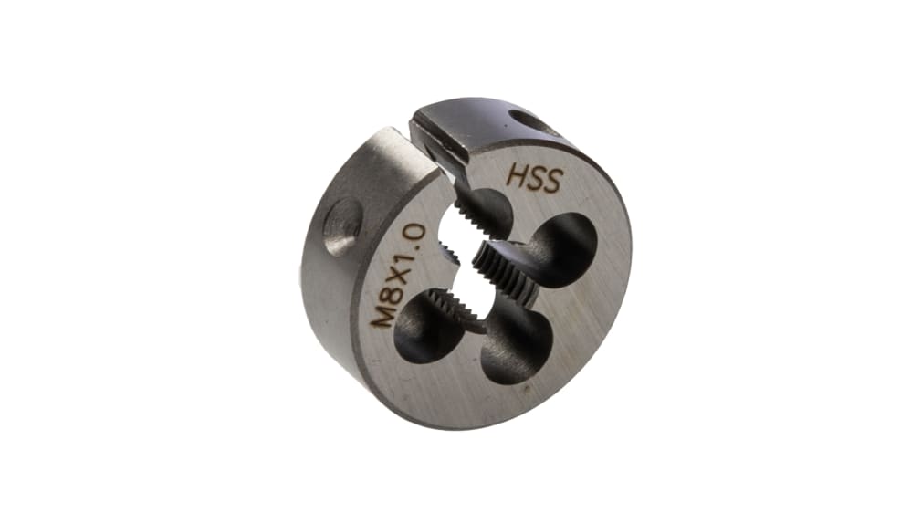 Filière Ronde HSS-G M2 Pour Filetage M6 X 1.25 - Norme NFE 74001 - Marque SERMA