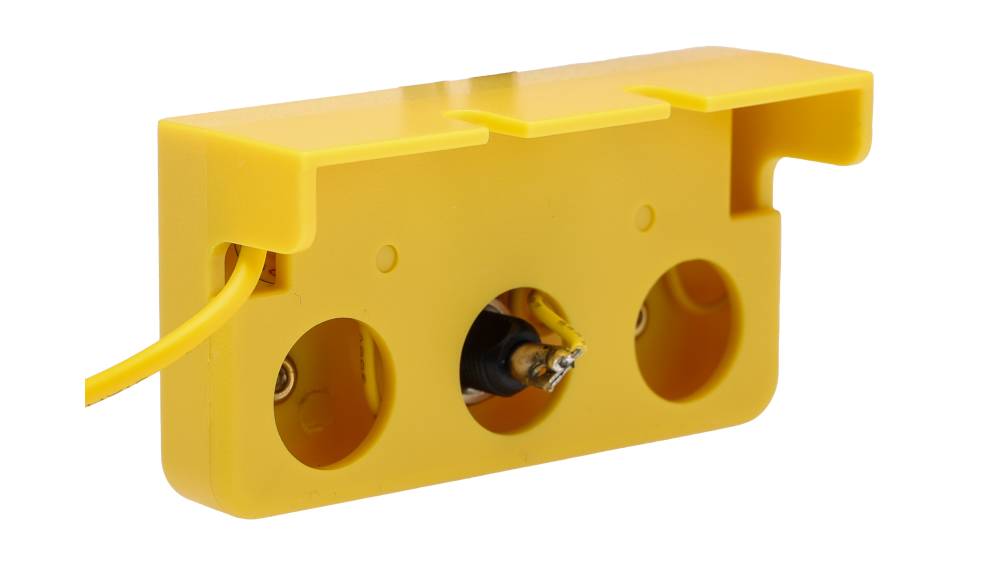 Staffa Di Messa A Terra ESD Antistatica GroundStat, 2x4 Mm Banana Socket E 1x10 Mm Borchia