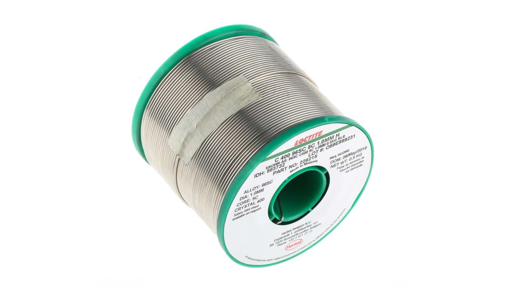 583732 | Multicore Wire, 1mm Lead Free Solder, 217°C Melting Point 