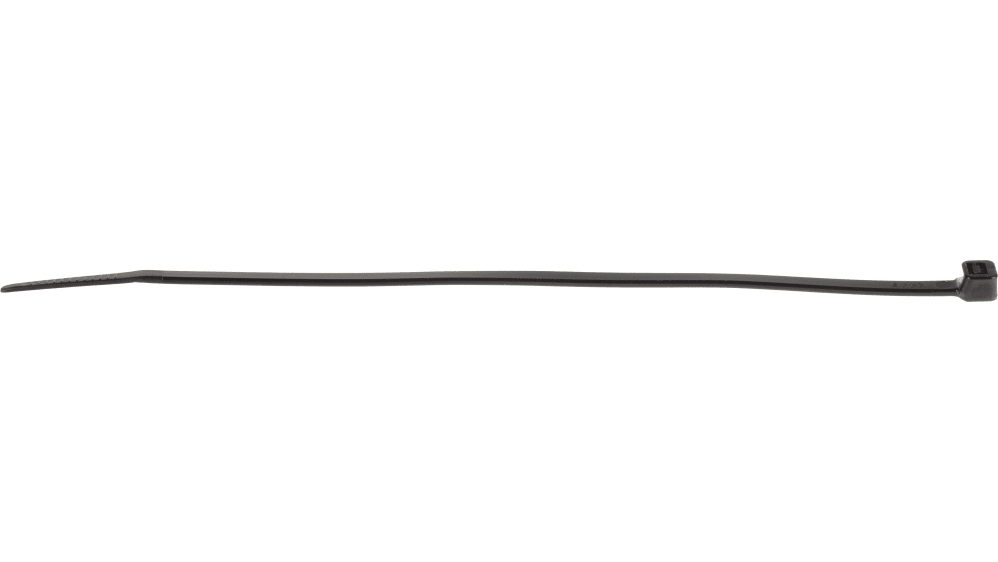 Serre-câble RS PRO 190mm x 4,8 mm Noir en Nylon 66
