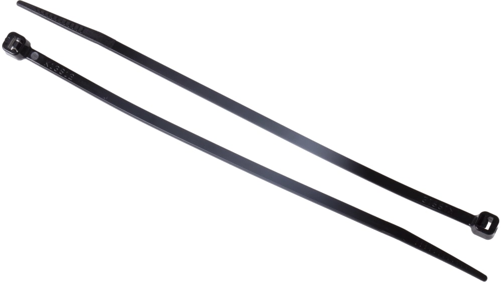 Serre-câble RS PRO 150mm x 20 mm Noir en Toile