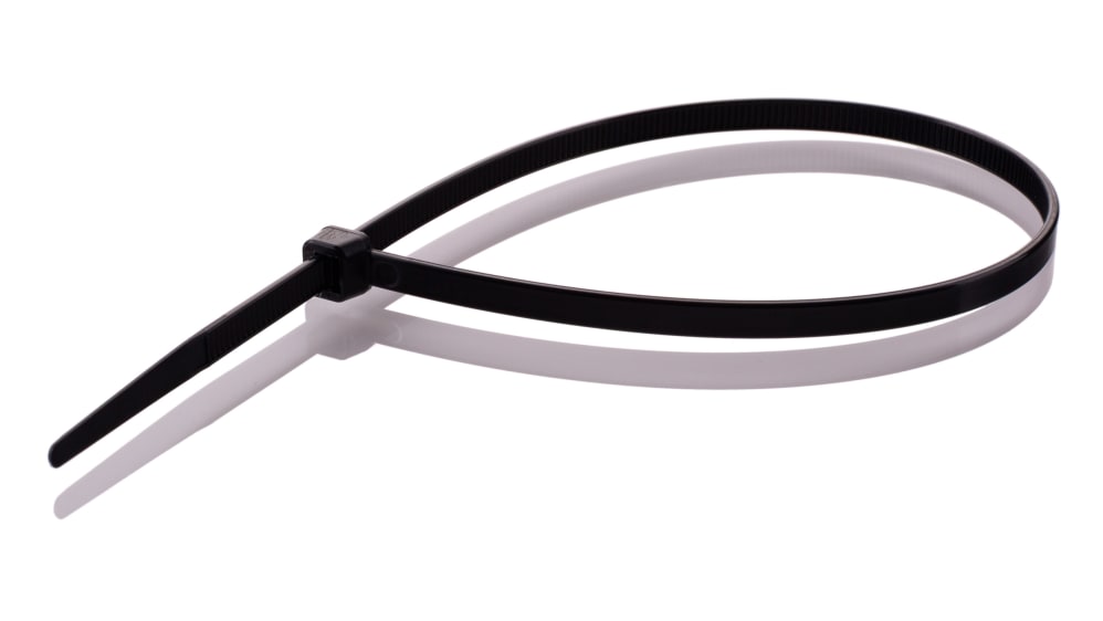 Legrand Colring Nylon 66 Kabelbinder, 3,5x180 Mm, Schwarz – 100 Stück Im Pack