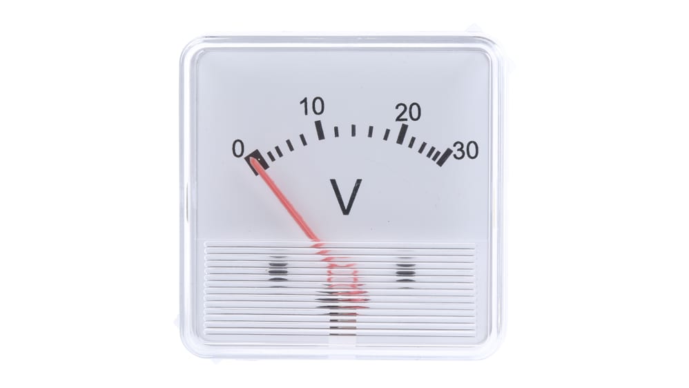 HOBUT Analoges Voltmeter DC / ±8%, 15mm