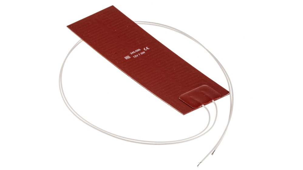 RS PRO Silicone Heater Mat, 24V dc, 7.5 W Rectangle, 30 mm 15mm | RS